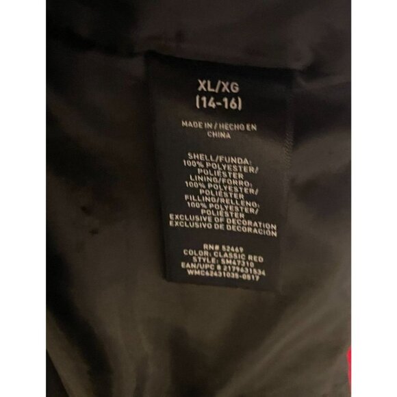 Swiss Tech Boys XL (14–16) Red & Black Hooded Winter Jacket – Warm, Durable, Col - Picture 3 of 4